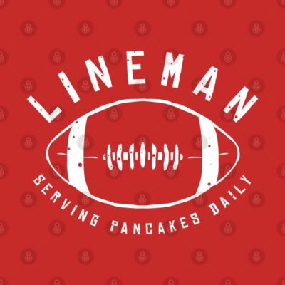 Lineman Serving Pancakes Daily American Football P Hoodie Official Football Merch