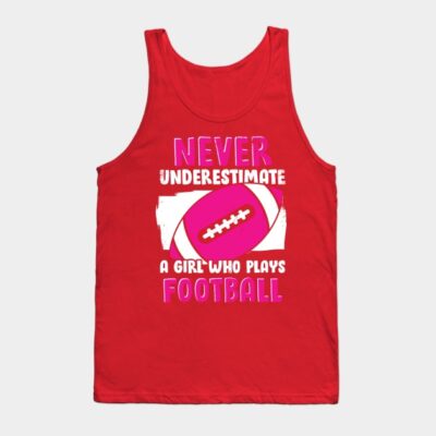 American Football Girl Woman Gift Tank Top Official Football Merch