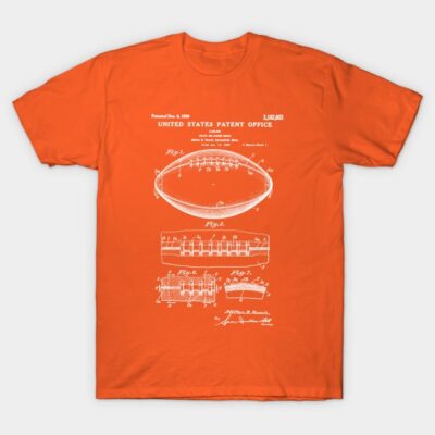 American Football Patent T-Shirt Official Football Merch