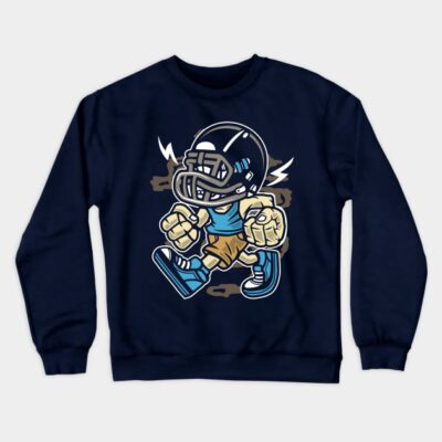 Angry Football Player Crewneck Sweatshirt Official Football Merch