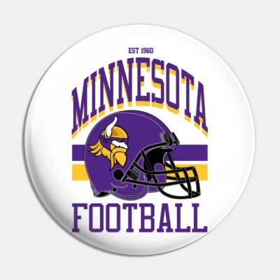 Minnesota Football Pin Official Cow Anime Merch