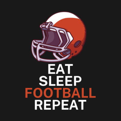 Eat Sleep Football Repeat Crewneck Sweatshirt Official Football Merch