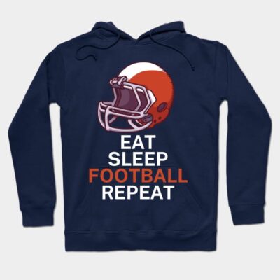 Eat Sleep Football Repeat Hoodie Official Football Merch