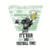 Beer And Football Time Pin Official Cow Anime Merch