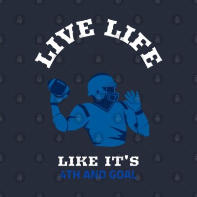 Live Life Like Its 4Th And Goal Tank Top Official Football Merch