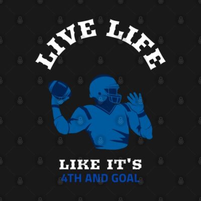 Live Life Like Its 4Th And Goal Crewneck Sweatshirt Official Football Merch