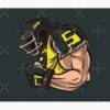 Strong American Football Player Tapestry Official Football Merch