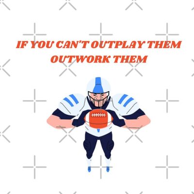 Americam Football Quotes Player Tote Bag Official Football Merch