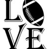 Football Lover : American Football Player Quote Tote Bag Official Football Merch