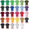 t shirt color chart - Football Gift Shop