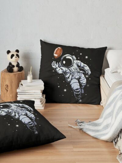 Planet Football Throw Pillow Official Football Merch