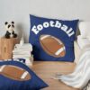 American Football Throw Pillow Official Football Merch