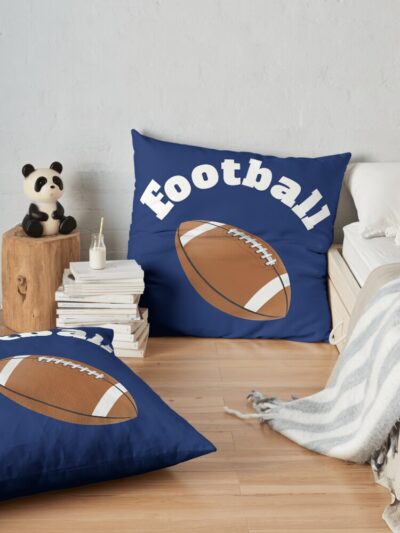 American Football Throw Pillow Official Football Merch