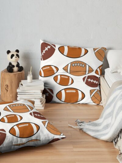 American Football Throw Pillow Official Football Merch