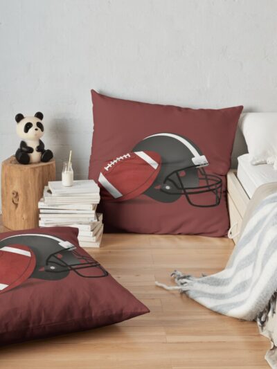 American Football Nfl Throw Pillow Official Football Merch