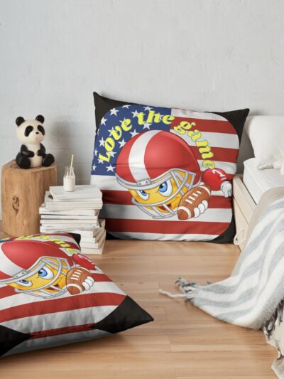 American Sheet Throw Pillow Official Football Merch