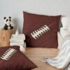 American Football Ball Throw Pillow Official Football Merch