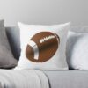 American Football - Ball Throw Pillow Official Football Merch