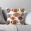 American Football Throw Pillow Official Football Merch