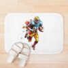 America Football Player With Helm Bath Mat Official Football Merch