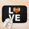 I Love American Football Athlete Sports Player Gift Bath Mat Official Football Merch