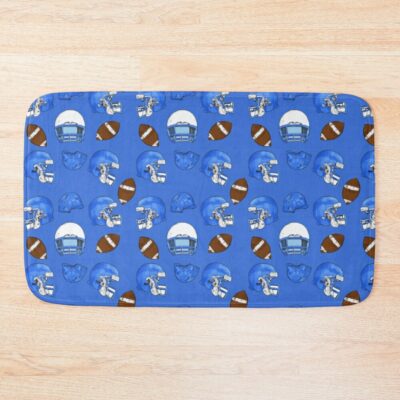 American Football Pattern Bath Mat Official Football Merch