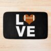 I Love American Football Athlete Sports Player Gift Bath Mat Official Football Merch