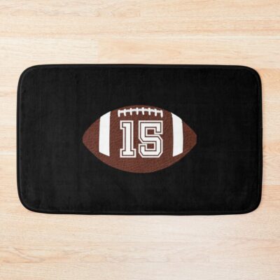 American Football Jersey No 15 Uniform Back Number #15 Bath Mat Official Football Merch