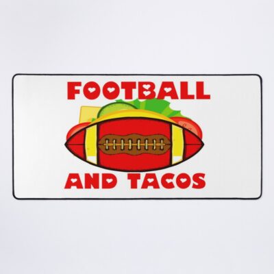 Football And Tacos -  America Taco Tuesday, Funny Tacos Mouse Pad Official Football Merch