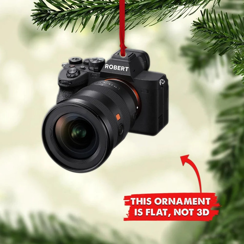 Best Camera Shaped For Photography Personalized Ornament