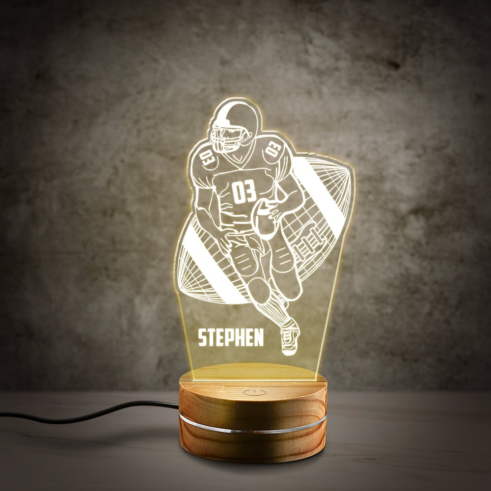 Personalized Football Sport Lover Led Lamp